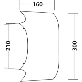 Outwell Wakefield M Zeltverbinder (Größe One Size,