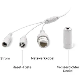 Reolink P324 5 MP PoE Dome Kamera Weiß