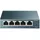 TP-Link TL-SG105 5-Ports Gigabit Netzwerk Switch (bis 2000 MBit/s im Vollduplexmodus, geschirmte RJ-45 Ports, Metallgehäuse, optimiert Datenverkehr, IGMP-Snooping, unmanaged, lüfterlos) blau metallic