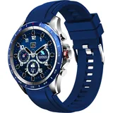 Atlanta 9718 BT 99 mm Kunststoffgehäuse Blau Sportarmband Blau M