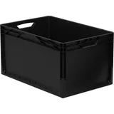 Surplus Systems Eurobox-System Box Vollwand 60 cm x 40 cm x 32 cm Schwarz