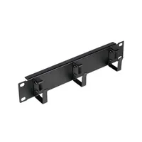 Equip 10" Kabeldurchführung mit Ringeinsatz, 1U schwarz