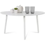 Homestyle4u Couchtisch Weiß Kiefer 84 x 43 x 50 cm