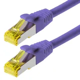 helos Patchkabel S/FTP Cat 6a lila 10,0m