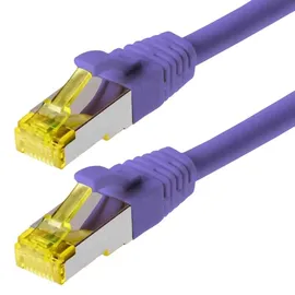 helos Patchkabel S/FTP Cat 6a lila 10,0m