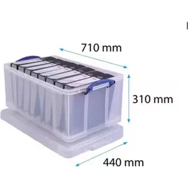 Really Useful Box Aufbewahrungsbox 71 x 31 x 44 cm 1-tlg. transparent