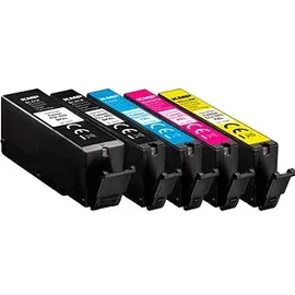 KMP PGI-570XL schwarz + CLI-571XL CMY