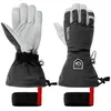 Army Leather Heli Ski 5 Finger Glove - grey