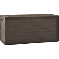 WINTERAufbewahrungsbox Outdoor Truhe Balkon & Terrasse Stil: Modern 116 x 44 x 55 cm Gartenbox Braun 116x44x55 cm "Produkts CLORS"