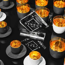 Eisch Cosmo Gold 100 ml, 2-teilig, Made in Geschenkröhre