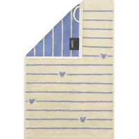 CAWÖ Heart Beats Handtuch 30 x 50 cm blau
