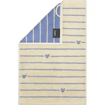 CAWÖ Heart Beats Handtuch 30 x 50 cm blau