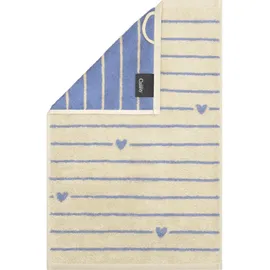 CAWÖ Heart Beats Handtuch 30 x 50 cm blau