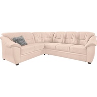 Ecksofa SIT&MORE "Savona" Sofas Gr. B/H/T: 262 cm x 90 cm x 212 cm, Lu x us-Microfaser ALTARA NUBUCK, langer Schenkel rechts, ohne Bettfunktion, beige (natur) Ecksofas