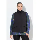 Ulla Popken Funktions-Steppweste Damen Schwarz 42/44