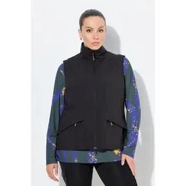Ulla Popken Funktions-Steppweste Damen Schwarz 42/44