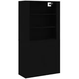vidaXL Highboard Schwarz Holzwerkstoff