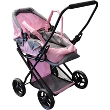 Vedes Amia Puppenwagen ''Rosy'' mit Ablagekorb