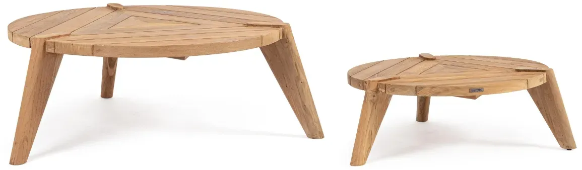 Gartencouchtisch-Set Camden aus Teakholz