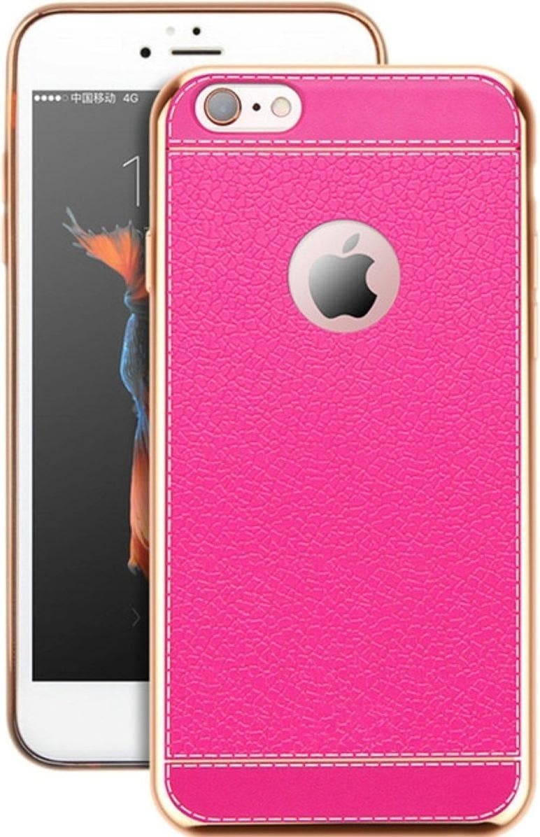 König Design Apple iPhone 5 / 5s / SE Handy Hülle Schutz Case Chrom Back Cover Slim Etui Pink (iPhone SE, iPhone 5S, iPhone 5), Smartphone Hülle, Rosa
