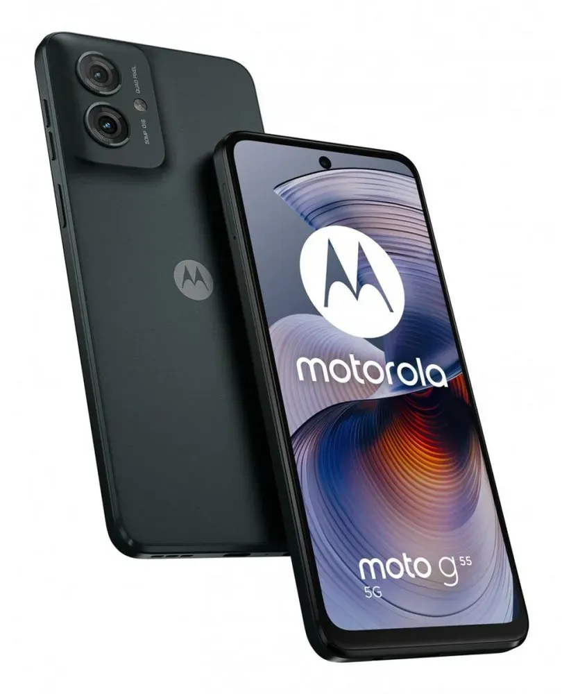 Smartphone Motorola moto g55 5G Mediatek Dimensity 7025 8 GB RAM 256 GB Grau