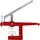 TOOLCRAFT Uhrenglas Profi Uhrenglas- und Bodeneinsetzzwinge Rot/Weiß/Silber
