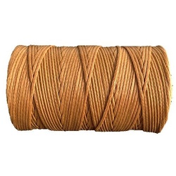 Heiro Leder- und Sattlergarn Haselnuss 1mm Dick 100 Meter Rolle
