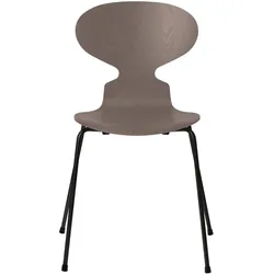 Fritz Hansen - Die Ameise Stuhl, Esche deep clay gefärbt / Gestell schwarz