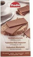 Prodia Tablettes petit-déjeuner chocolat au lait Autre 16x8 g