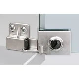 Hettich Glastürscharnier ET 5150, vernickelt, matt