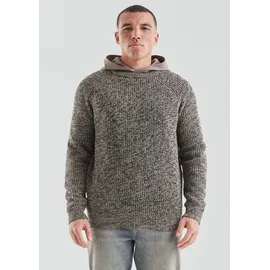 QS Melierter Pullover beige M