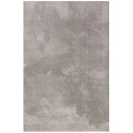 benuta nest Waschbarer Teppich Nina Grau 160x230 cm - Moderner Kurzflor-Teppich für Wohnzimmer