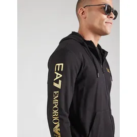 Emporio Armani Sweatjacke Gold/Schwarz XL