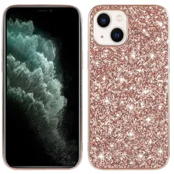 Schutz Handy Hülle für Apple iPhone 15 Case Cover Glitzer Bumper Etuis Tasche