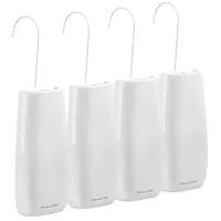 Rosenstein & Söhne 4er-Set Keramik-Wasserverdunster für Heizkörper, je 480 ml, abgerundet