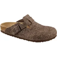 Birkenstock Boston Wool Regular Hausschuhe (Größe 44, braun)