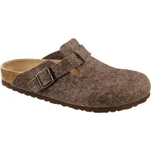 Birkenstock Boston Wool Regular Hausschuhe (Größe 44, braun)