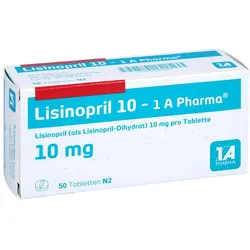 Lisinopril 10-1a Pharma Tabletten 50 St