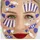 Party Factory Clown Gesichtstattoo Kinder & Erwachsene