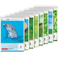 Brunnen Schulblock A5 Lineatur 3 40 Blatt, sortiert