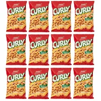12x Lorenz Curly Peanut Classic Klassische Erdnüsse Salziger Snack 60g Beutel