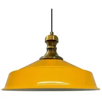 Bamyum Pendelleuchte Asletl-Knob Metall 41 cm Gelbe Lampe
