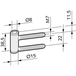 OBJEKT Rahmenteil für Holzzargen V 3614