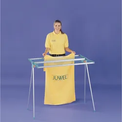 Juwel Wäschetrockner Alu Twist 140, Wäscheständer kompakt, Wäscheleine 13,7 m