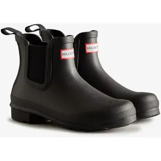 Hunter Boots Women's Original Chelsea Gummistiefel - Damen Black 40 - 41