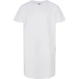 URBAN CLASSICS Girls Organic Oversized Tee Dress - Weiß - 158/164