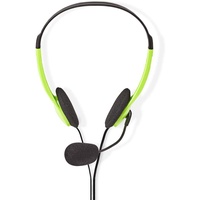 Nedis PC-Headset | Headset Kabelgebunden Kopfband Ausbildung Grün
