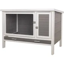 Kerbl Kaninchenstall Samy 116 x 57 x 82 cm grau/weiß