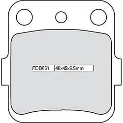 FERODO Sintered voering FDB 661 SG