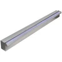 vidaXL Wasserfall Edelstahl 90 cm